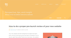 Desktop Screenshot of blog.tbhcreative.com